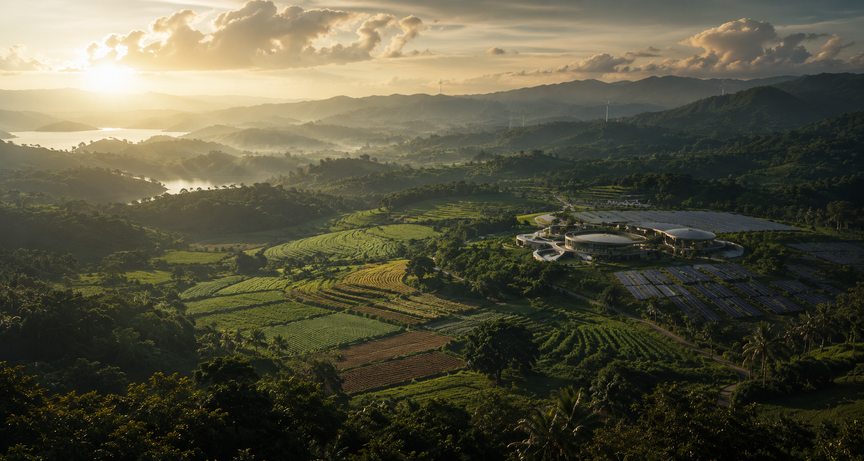 Aerial regenerative farmland